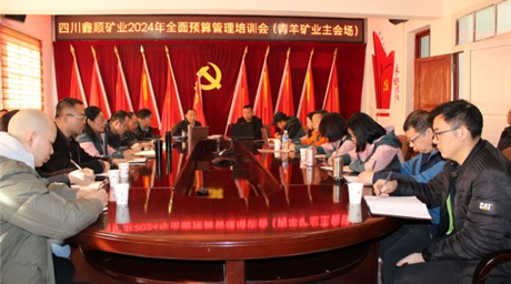 鑫顺矿业组织开展全面预算管理培训会