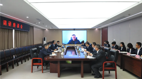 集团领导一行到公司调研座谈